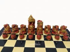 wooden chess set