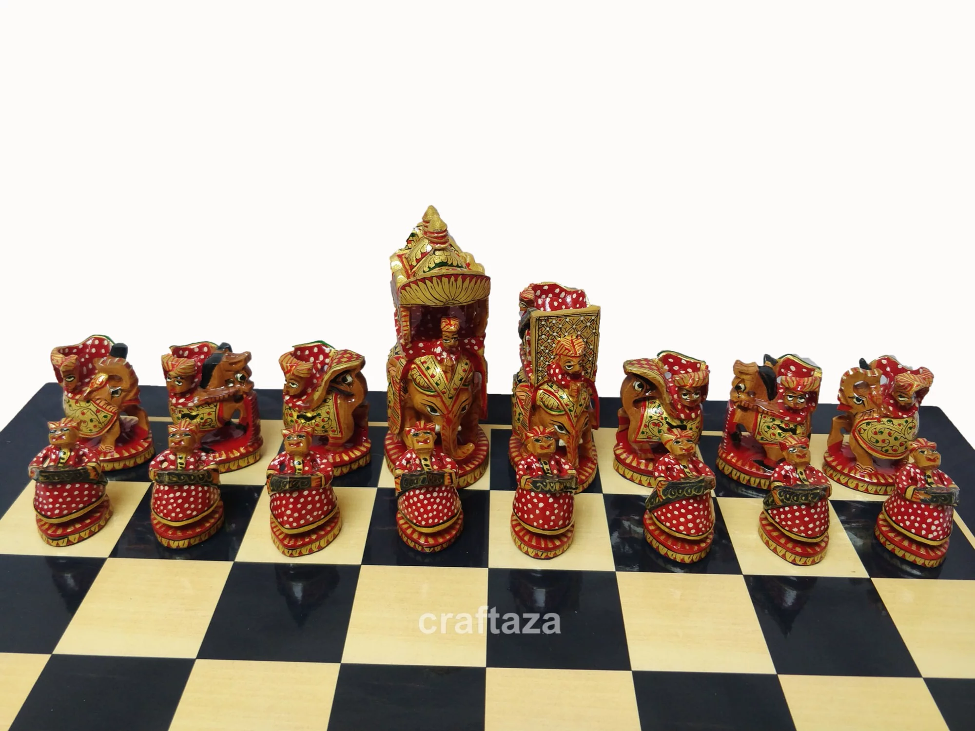 wooden chess set