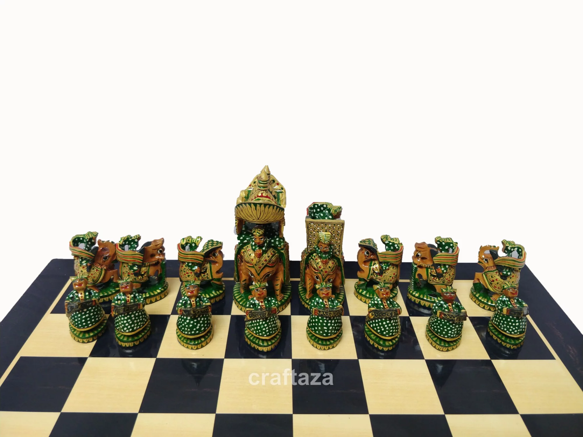 wooden chess set
