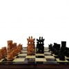wood hand carved chess set