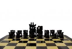 wood hand carved chess set