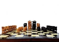 carved chess pieces